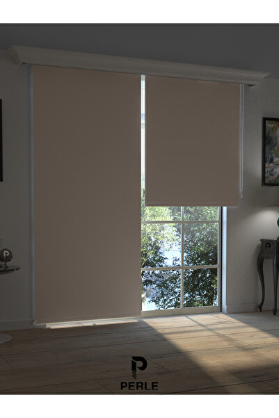 Perle Krem Blackout Stor Perde Tam Karartma Yüksek Kalite SUPERBLACKOUT