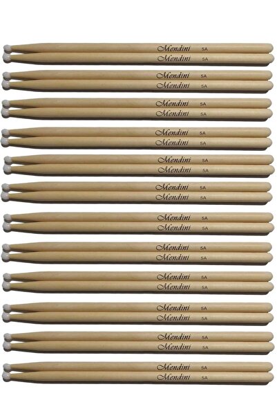 Mendini Μπαγκέτα Πλαστική Μύτη 12 Ζεύγη - Τύμπανο - Drum Drumsticks Drumstick...