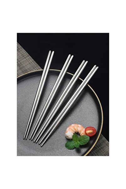 Busstier طقم عصا معدنية مقاس 22.5 سم، طقم مكون من 4 قطع - تصميم عصري ومتين