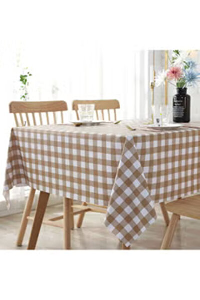 Generic Checkerd Pattern Waterproof Table Cloth
