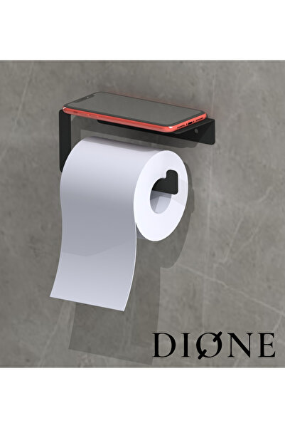 Dione Store Metal Banyo Havlu Askılığı Ve Tuvalut Kağıdı Askılığı 2'li Set