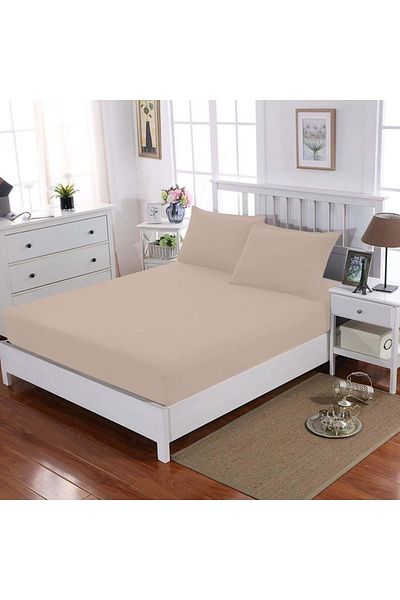 Amazon Ev Natural Single Pique Set-Burgundy Cream
