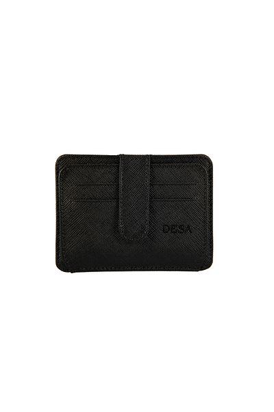 Desa Lerina Black Leather Women's Wallet