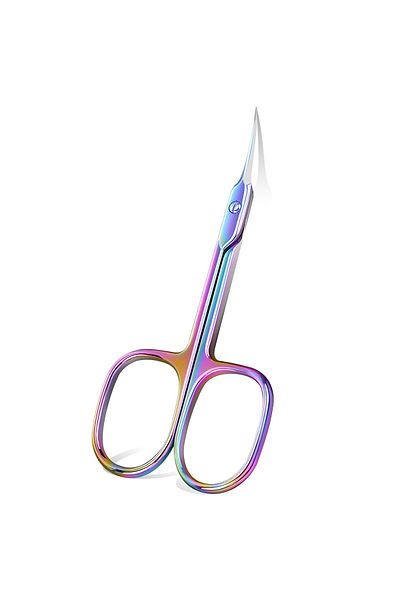 Transformacion 304 Steel Professional Rainbow Manicure Meat Scissors - 721095