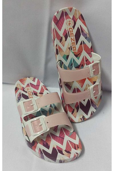 GEZER Anatomic Sole Fixed Buckle Beach, Pool, Balcon, Bathroom, House and Street Slippers