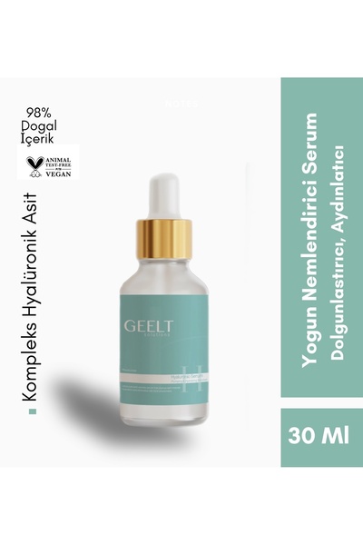 GEELT Hyaluronik Asit Nemlendirici Ve Aydınlatıcı Cilt Bakım Serumu 30 ml