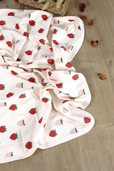 Sitilin Baby Girl Boy Double Layer Natural Combed Cotton Blanket STL6616