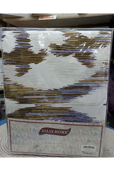 JOLLY HOME Set cuvertură de pilota matlasată 4 anotimpuri - Arya Blue
