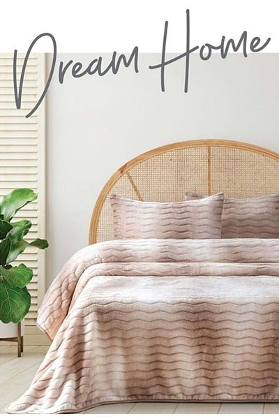 Mandaş Merinos Dream Home Powder Soft Double Blanket Set (220X240)