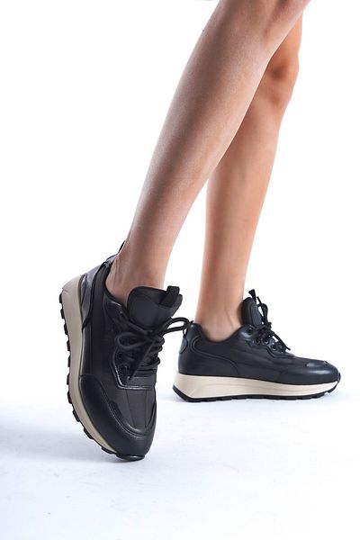 Modabuymus Sersp Black Daily Comfortable Sneaker Lightweight Sports Shoes