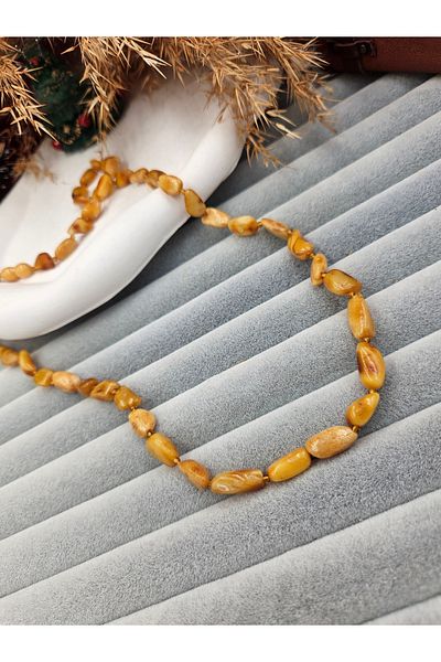 AURA Drop Amber Necklace