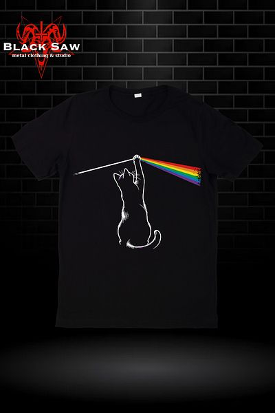 Valens Μπλουζάκι με στάμπα Pink Floyd Cat