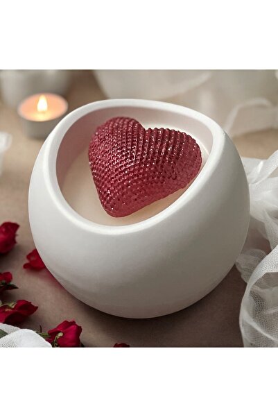 MissTulinaKozmetik Sevgililer Günü Özel kalpli mum 14 şubat