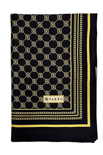 Vakko MONOGRAM DESENLİ İPEK ŞAL