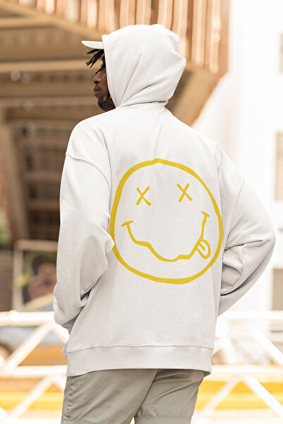 SEVBANO Nirvana majica sa kapuljačom unisex oversize dizajna