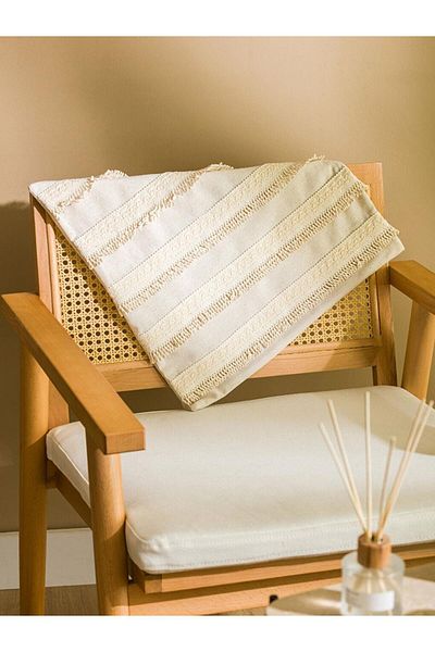 LC Waikiki Lcw Home Tassel Embroidered Throw Pillow 45X45 cm