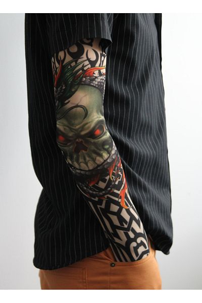 sedu 3D Printed Wearable Arm Tattoo - Socks, Arm and Leg Tattoo, 2Pcs Model 18