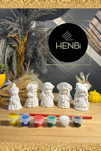 HENBi Anime Karakterleri (3D) Şeker Kızlar Taş boyama Çocuk gelişimi Çocuk Et...