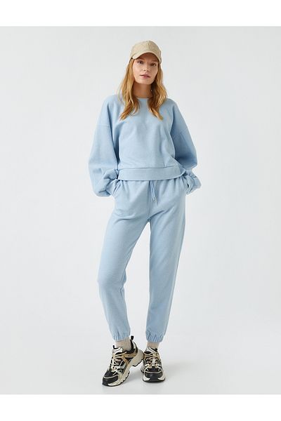 Koton Jogginghose mit hoher Taille