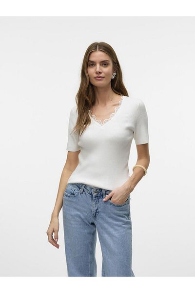Vero Moda Strickpullover VMVILJA Gestricktes Oberteil