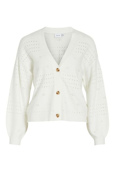 VILA Strickjacke V-Ausschnitt