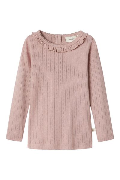 Lil' Atelier Oberteil mit langen Ärmeln Slim Fit