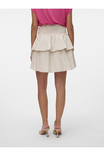 Vero Moda Rock VMLUNA Hohe Taille Kurzer Rock