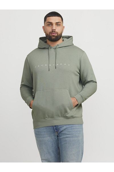 Jack & Jones Plus Kapuzenpullover mit Logo