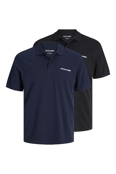 Jack & Jones Poloshirt 2'li paket Bedrucktes Hemdkragen Poloshirt