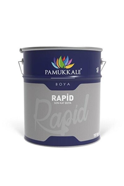 Pamukkale 1515 Rapid Endüstriyel Boya 5-15 Gloss 15 Kg Mat Siyah