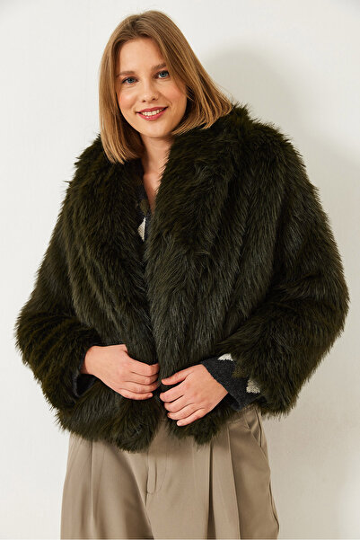 Bianco Lucci Γυναικείο μπουφάν από συνθετική γούνα Premium 60251922