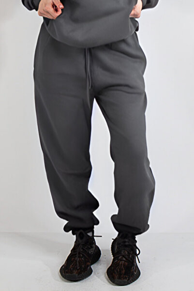 YAKAMEL Ελαστικό παντελόνι φόρμας με φαρδιά εφαρμογή - Oversize