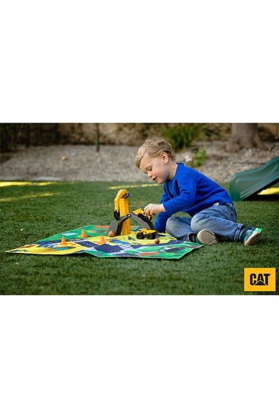 Cat حصيرة بناء الآلات الصغيرة