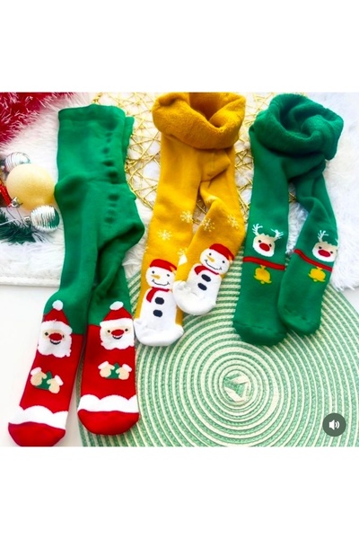 Baby & Kids New Year Towel Pantyhose Set
