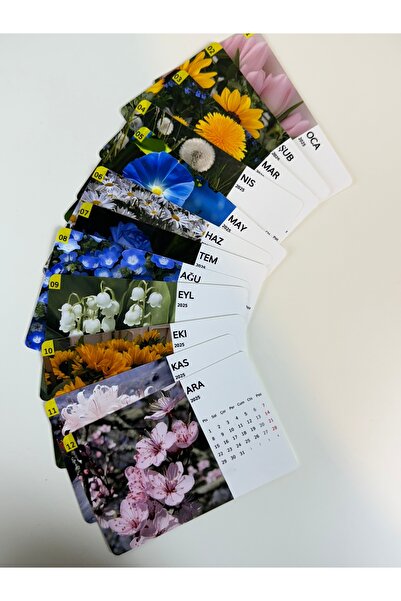 cakaybu Çiçek Temalı 2026 takvim