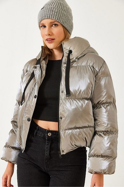 Bianco Lucci Dámský kabát s kapucí Chine Puffer 2372 60351316