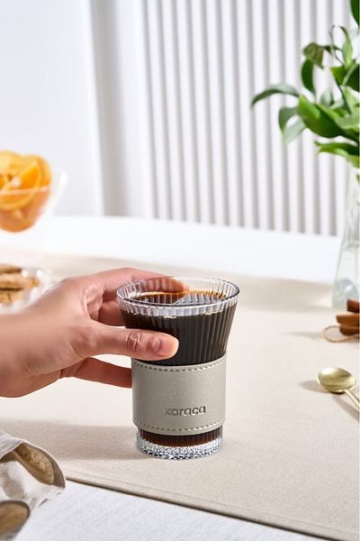 Karaca Leather Cool Touch - 210 ml Silver Cup