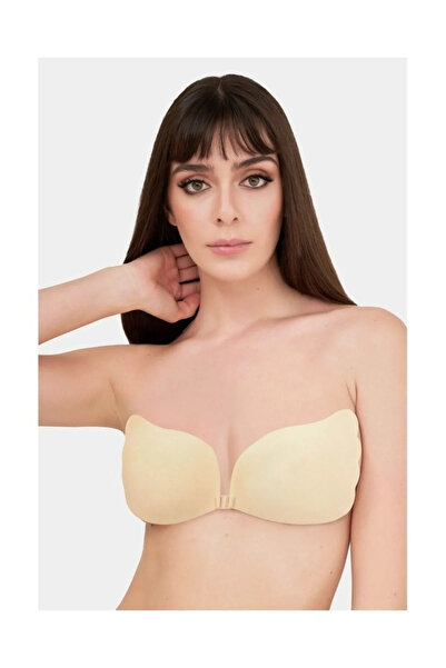 NBB 3695 Önü Kopca Penye Silikon Sütyen