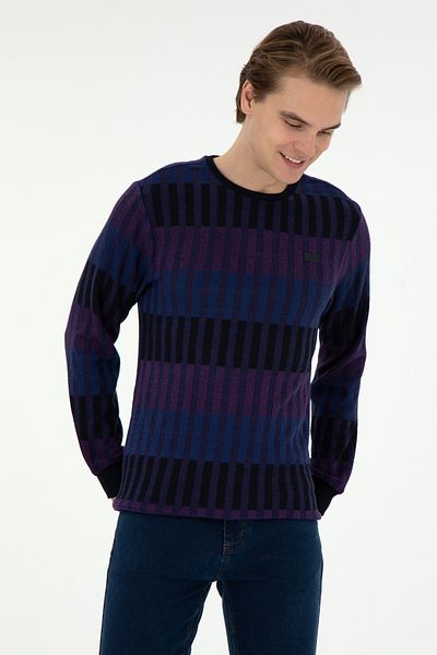 U.S. Polo Assn. Men's Purple Sweatshirt 50290623 -Vr038