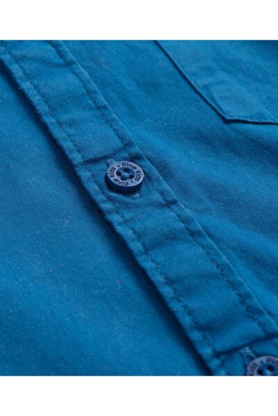 Pine kids Pine Kids Cotton Woven Full Sleeves Solid Shirt - Blue