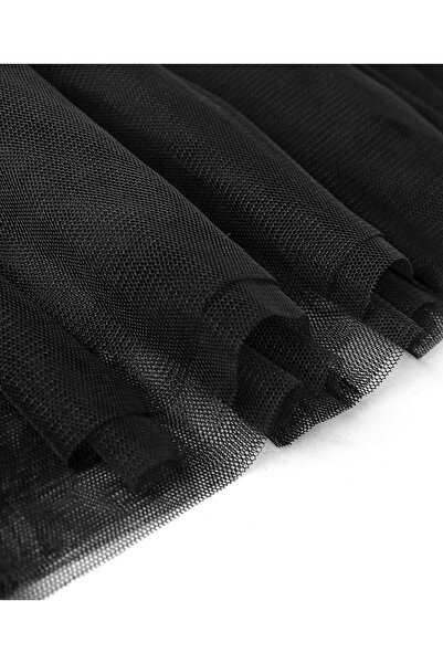 Babyhug Babyhug Cotton Woven Full Sleeves Frock With Mesh Hem & Yarndyed Checks - Red & Black