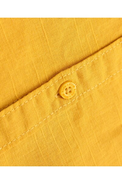 Pine kids Pine Kids Linen Woven Full Sleeves Solid Shirt - Yellow