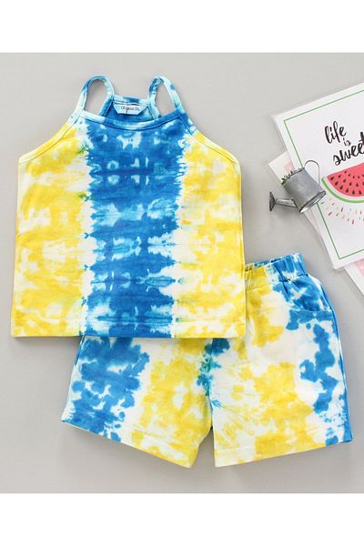 Ollington St. Ollington St. Knitted Co/ord Tie and Dye Set - Multicolor