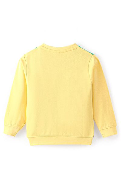 Babyoye Babyoye Eco Conscious 100% Cotton Knit Floral Printed Full Sleeves Sweat Shirts - Multicolour