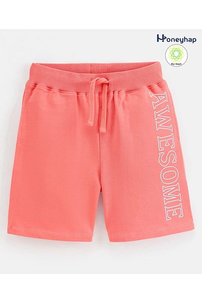 Honeyhap Honeyhap Premium 100% Cotton Shorts - Burnt Coral