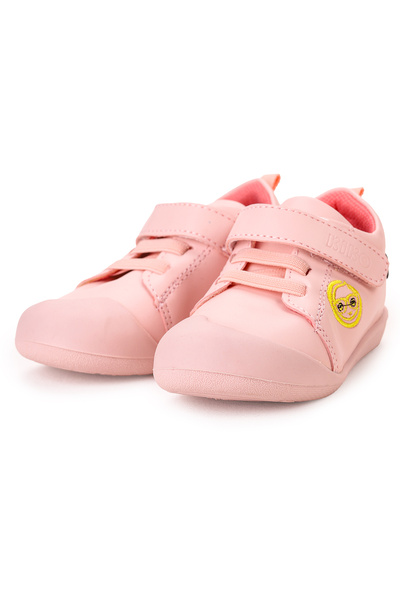 KARAMAZI Smile Velcro Baby Girl First Step Slippers Shoes