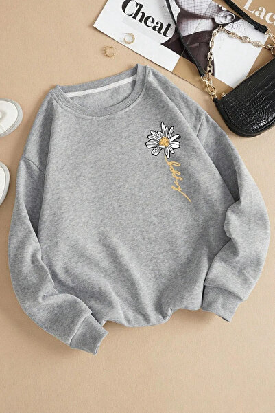 FECCY Hanorac unisex pentru bărbați - Bumbac, interior flaușat, model floral,...
