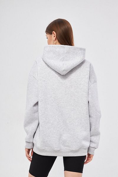 Moda Işık Унисекс суичър с качулка и щампа на свинска мас - 100% памук