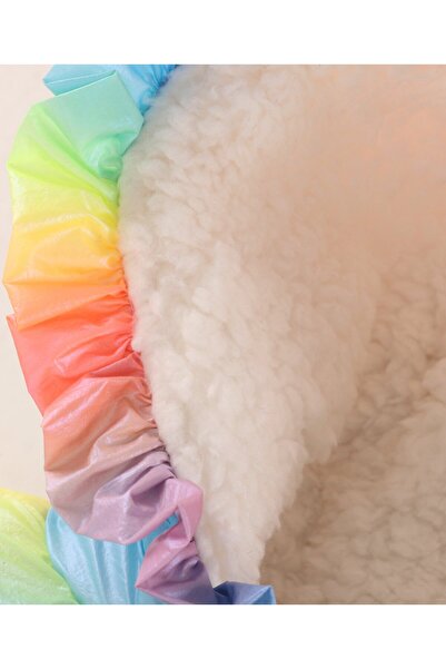 Babyhug Babyhug Full Sleeves Woven Printed Hooded Padded Jacket - Multicolor