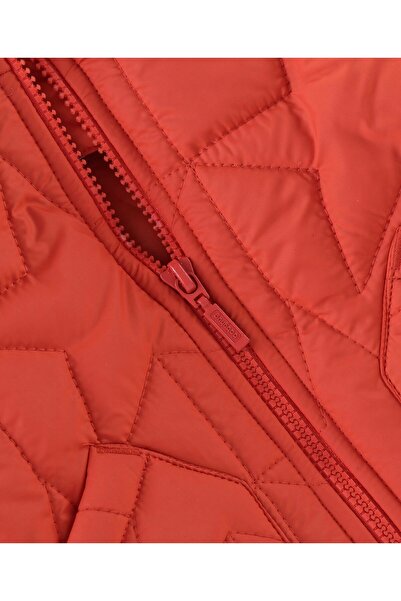 Babyhug Babyhug Woven Full Sleeves Solid Color Hoodie - Orange